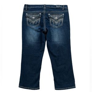 Royal‎ Premium Women's Embellished Capri Jeans Sz. 10